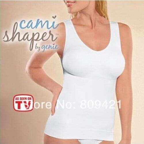 Whole Sale 50pcs/lot Slimming Shapewear Body Slimmer Tummy Trimmer CamiShaper Free Shipment S, M, L, XL, XXL size