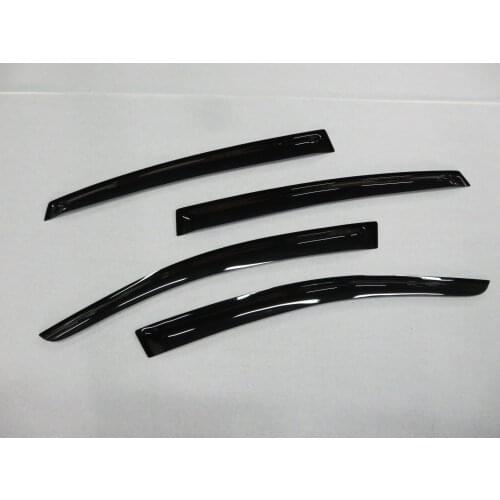 Fit For MAZDA 6 ATENZA 2017-2018 black High quality Window Visor Sun Shade Rain Guard Door Visor 4pcs
