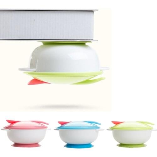 Suction In Baby Feeding Anti Moving Baby Plate Eating Food Tableware Dishes Baby Bowl Kids Plate Children Training Dinnerware