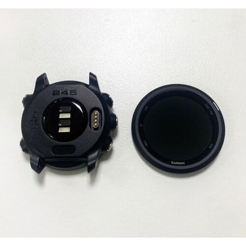 Original LCD Touch Screen For Garmin Forerunner 245 245 MUSIC Smart Watch LCD Display Screen Back cover case Replacement Repair