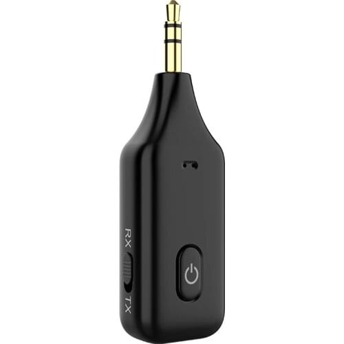 Tebe 3.5mm Aux Bluetooth Receiver Transmitter 2 IN 1 Wireless Stereo Audio Adapter with Handsfree Microphone for Car Speaker TV