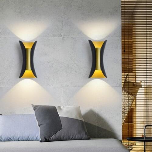 BEIAIDI 30W 40W Outdoor Up Down Wall Lamp Surface Mounted Garden Porch Wall Light Villa Aisle Front Door Balcony Wall Sconces