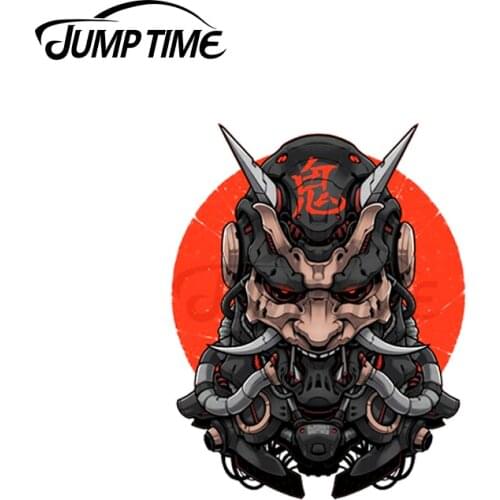 Jump Time 13 x 8.9cm For ONI MECHA BLACKOUT VER Bumper Car Stickers Laptop Refrigerator Decal VAN Air Conditioner Graphics
