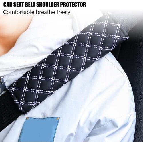 2Pcs Seat Belt Safety Belt Shoulder Strap Cover Harness Pads Children Protection Car Covers Car Cushion