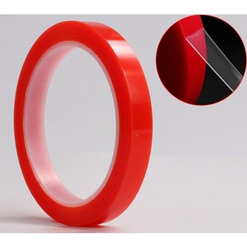 3Rolls Width 12mmx10m thickness 0.2mm,Double-sided Transparent Clear Adhesive Tape, Viscous strong, phone screen repair