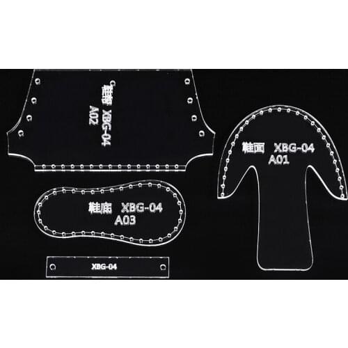 Acrylic Leather Template Kraft Paper Template DIY Wallet Leather Craft Pattern Stencil Sewing Pattern Paper Stencil Template