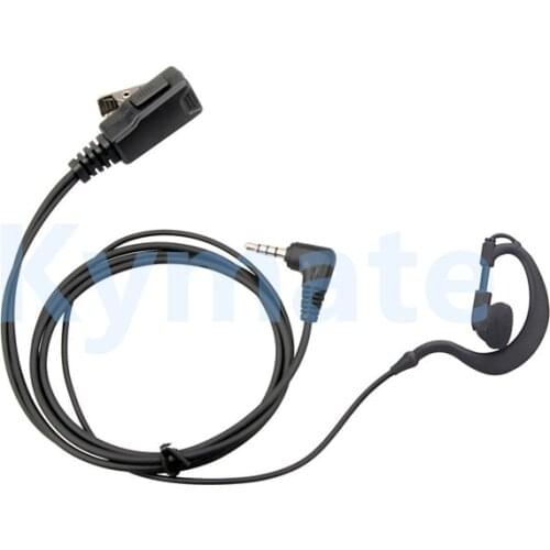 Clmap Ptt in ear earbud headphone Y plug 3.5mm for Yaesu Vertex Standard VX2R, VX3R,VX168,VX418,VX351,FT60 etc walkie talkie