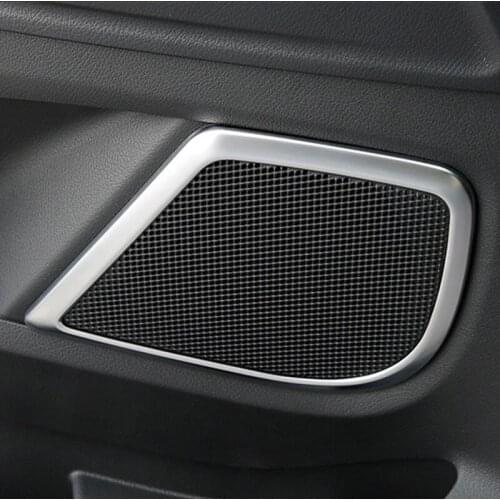 For Mercedes Benz Vito 2016-2018 4PCS ABS Chrome Car Interior Stereo Audio Cover Trims Moldings Car Styling Accessories