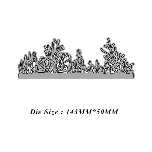 JMCRAFT 2021 New Seaweed In The Sea #4 Metal Cutting Dies DIY Scrapbook Handmade Paper Craft Metal Steel Template Dies