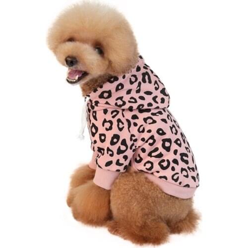 Pet Dog Jacket Costume Autumn Winter Pet Jacket Small Dog Clothing Classical Hoodies Fleece Coat Warm Clothes