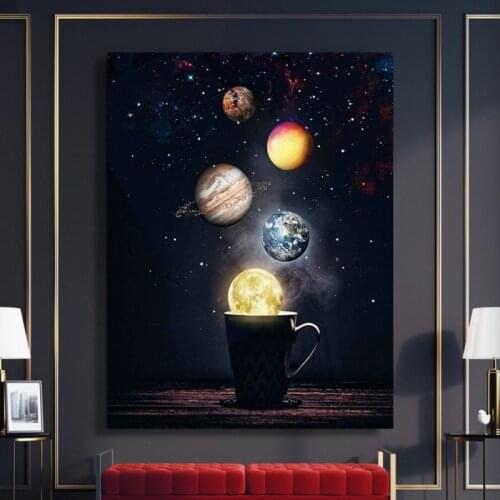 Canvas Print Picture Wall Art Cup Paintings Abstract Home Beautiful 1 Panel Decor Modular Poster For Living Room No Framework