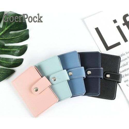 New Fashion Unisex Business Card Holder Women Credit Card Case ID Bag For Men Clutch Organizer Wallet With Drivers License Slot