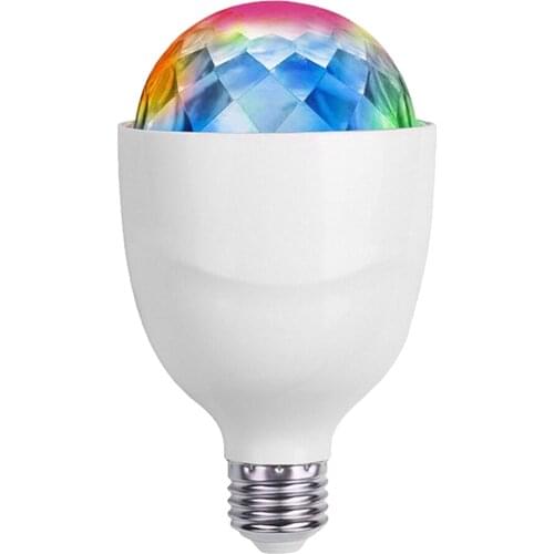 Stage Lighting Crystal Ball Dynamic LED Lamp for Parties Decoration Accessories