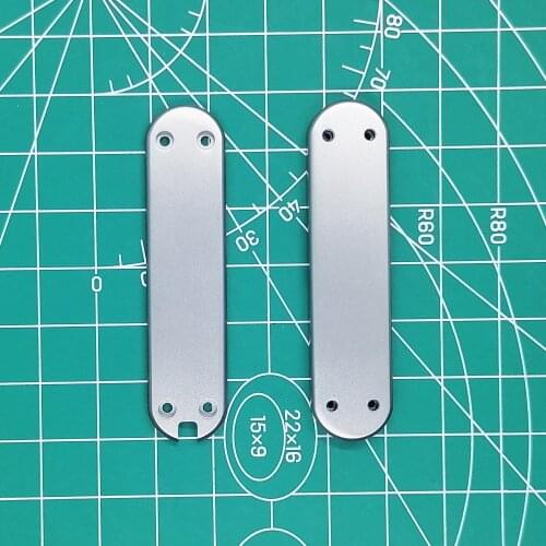 Custom Made Titanium Alloy TC4 Scales with Ball Point Pen Slot for 58mm Victorinox Swiss Army Knife 2 Layer