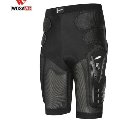 WOSAWE Shorts Motocross Pants Motorcycle Shorts Armor Detachable Pantalon Moto Protective Shorts Extreme Sports MTB Shorts