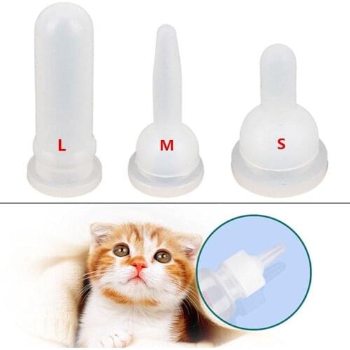 AsyPets Pet Milk Feeding Nipple Detachable Pacifier for Pet Dog Puppy Cat Supplies Pet Caring Tool