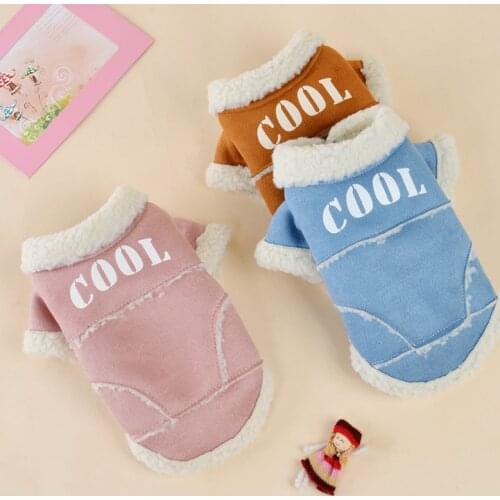 Warm Pet Dog Clothes Thick Dog Coat Puppy Pet Clothing for Small Medium Dogs Outfit Winter Dogs Pets Clothing Chihuahua Yorkshir