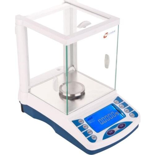 High Precision Electronic Balance 120g 0.1mg Analytical Lab Weighing Balance Scales External Calibration Electromagnetic Sensor