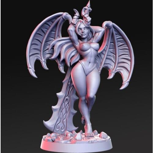 1/24 75mm 1/32 56mm Resin Model Angel Girl Figure Unpaint No Color RW-110