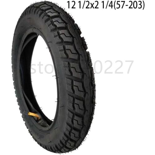 12 1/2X2 1/4 ( 57-203 ) Inner Tube Outer Tyre 12.5*2.125 Tire for Gas&Electric Scooters E-Bike Baby Carriage Mini Motorcycle