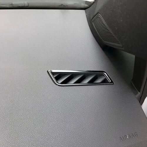 2 Pcs / Set Interior Steel Front Air Condition Outlet Vent Molding Cover Cap Trim For Volkswagen Golf 8 MK8 R 2021 2022