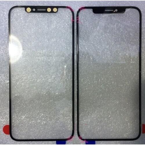 2pcs LCD Screen Front Glass Lens Repair Parts for iPhone X Front Outer Glass Lens Replacement