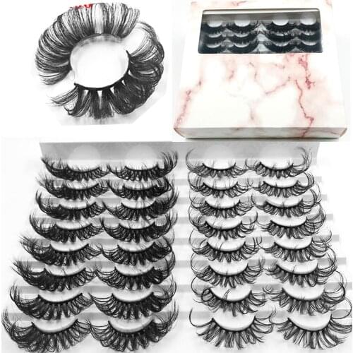 320 Pairs 3D Faux Mink Eyelashes Natural Thick Long False Eyelashes Dramatic Fake Lashes Makeup Extension Eyelashes maquiagem