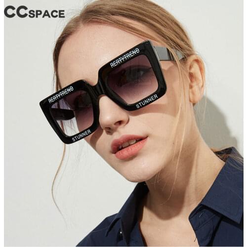 49924 Letter Big Box Sunglasses Mens and Womens Shade Uv400 Fashion Designer Retro Glasses