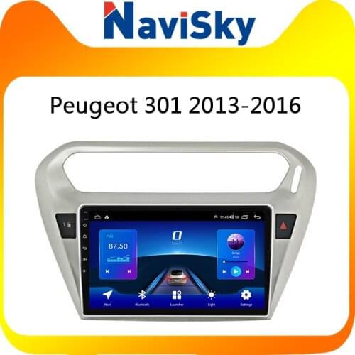 NaviSky Car Radio Video Player For Peugeot 301 Citroen Elysee 2013-2018 Auto GPS Stereo Audio Android Navigation System no DVD