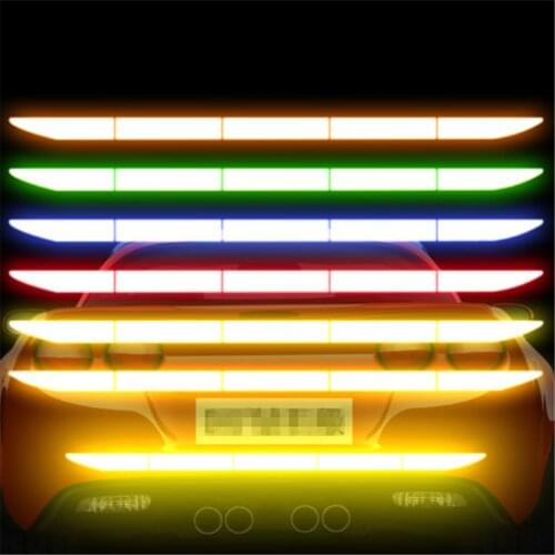 Car trunk decorative reflective strip for Renault Megane 2 3 Duster Logan Clio Laguna 2 Captur