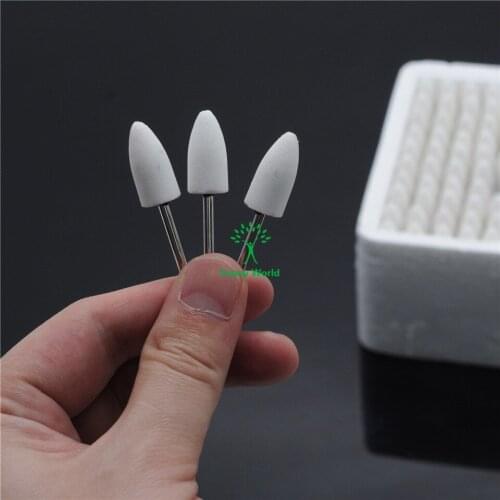 Dentista Assorted Gravel thick Mounted Point Burs Polisher 2.35mm 100PCs