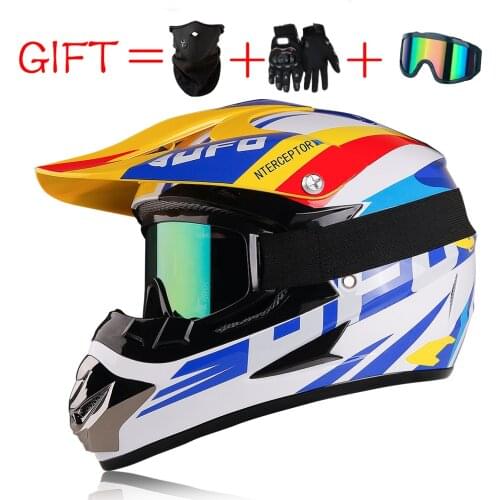 Racing Off-Road Motorcycle Full Face Motocross Motorbike Dirt Bike Helmet Moto Vintage Casco Children Kids