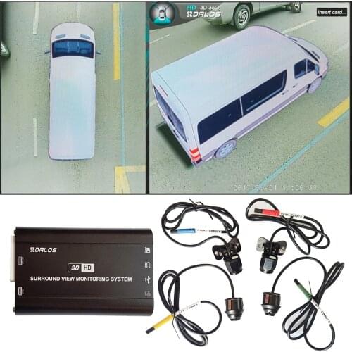 Bird View camera System for Sprinter / Pickup truck /H3 large SUV HD 3D 360 Surround View System 1080P DVR G-Sensor