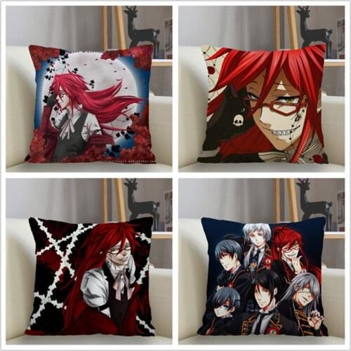 Musife New Custom Grell Sutcliff Pillowcase Sofa Decorative Cushion Cover Pillowcase Home Decor Drop Shipping Wholesale