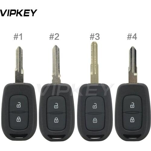 Remotekey remote key FSK 2 button 433Mhz 2013 2014 2015 2016 2017 2018 for Renault Duster Kwid Sandero Logan AES-4A Chip