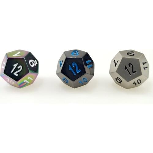 Rollooo Single Metal Dice 12 Sided D12s