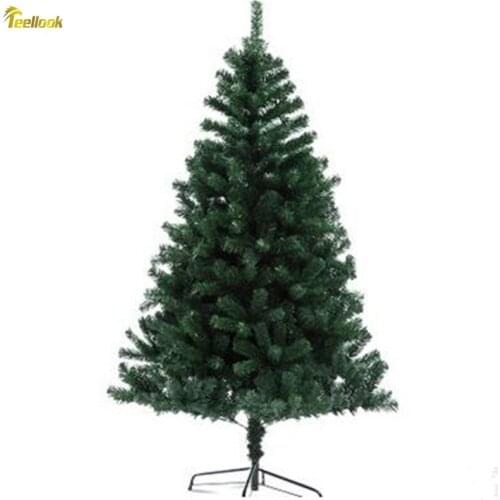 Teellook 2.1M /210CM green encryption Christmas tree shopping mall hotel Christmas decoration home furnishings