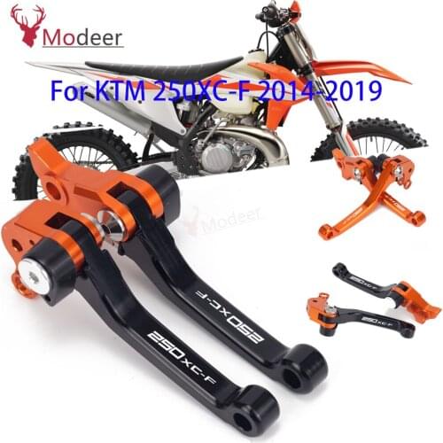 Motorcycle DirtBike Dirt Pit Brake Clutch Levers CNC Pivot For 250XC-F 250 XC-F XCF 2014 2015 2016 2017 2018 2019 2020 2021
