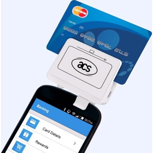 ACR32 MobileMate Audio Jack Interface Magnetic Card And Contact IC Card Reader Supports Android And IOS Apple Systems rfid reade