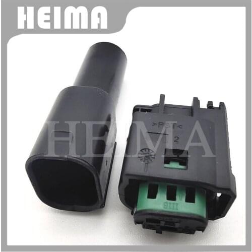 5/10/20sets Tyco AMP 3 Pin way waterproof auto male female Connector Radar Sensor Plug for Benz BMW Citroen 968402-1 1-967642-1