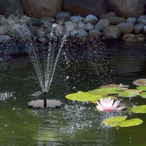 160L / H Solar Fountain Water Pump Pool Pond Submersible Waterfall Floating Solar Panel Water Fountain for Garden