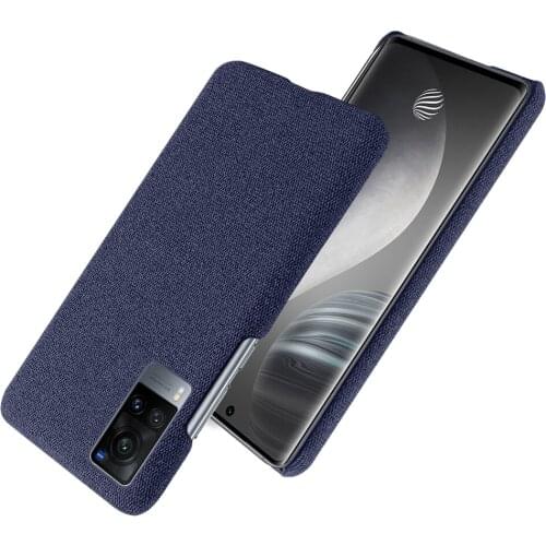 Cloth Texture Fit Cover For Vivo X60 Pro X 60 Pro+ Funda Luxury Febric Antiskid Case For VI VO X60 Pro Plus X60pro Capa Coque