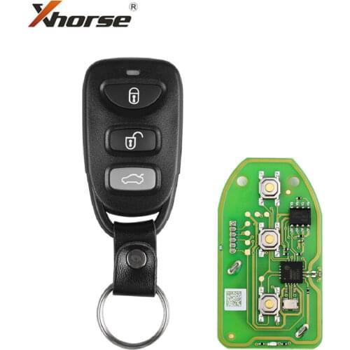 Xhorse XKHY01EN Wire Universal Remote Key for Hyundai 3+1 Buttons English Version 10pcs/lot