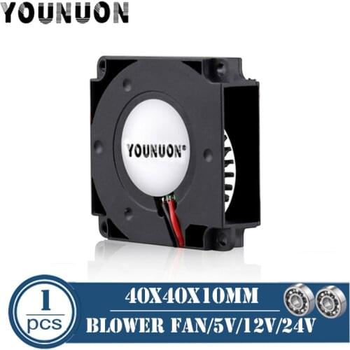 40mm 3D Printer Fan 12V 24V 5V 4010 Blower Printer Cooling Accessories DC Turbo Blower Fan Radial Fans 40x40x10mm