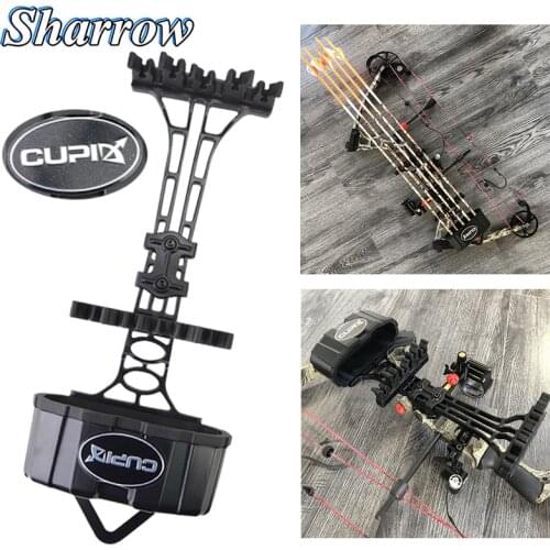 1pc Portable 5-Arrow Quiver Compound Bow Hunting Arrow Tube No Arrows Hunting Archery Shooting Arrows Holder Accessories