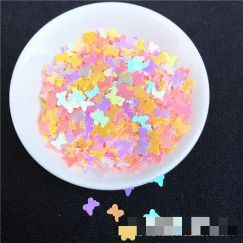 10g 5x6mm Ultra Thin Small Butterfly Nail Art Sequins Pvc Loose Sequins Paillette Decoration Sequin