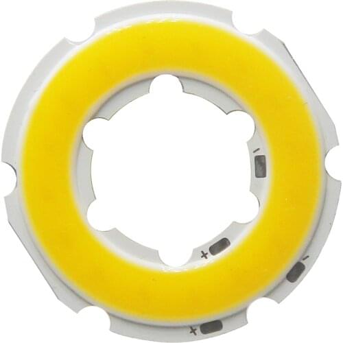 12V DC small annular cob led circle ring light source 2w angel eye 30mm white blue cob chip for DIY