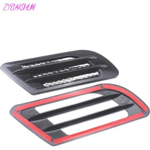 2 pieces/set. Car Side Vent Air Fender Admission Stickers Decor for Citroen C-Quatre C-Triomphe Picasso C1 C2 C3 C4 C4L C5 Elyse