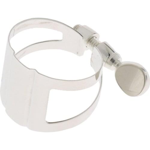 25mm Metal Clarinet Mouthpiece Ligature Clip Neck Screw for Woodwind Instrument Parts