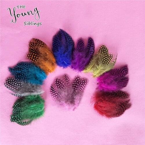 Natural Chicken Feather 50pcs / 500pcs lot colored pearl feathers 6-12cm 2.3-4.7" Christmas tree decorations clothing accessory